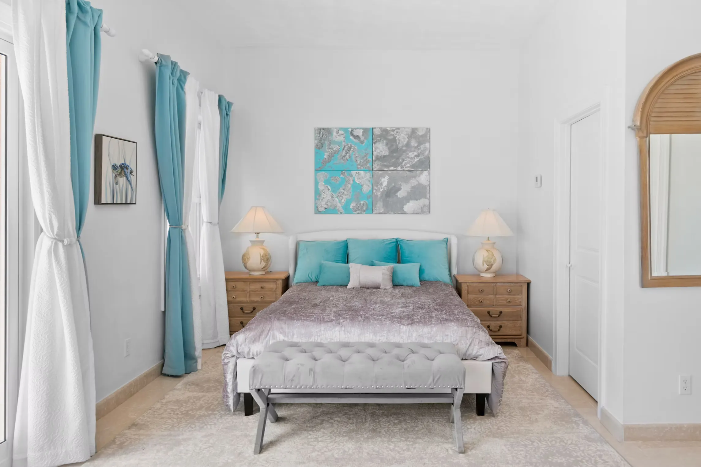 One of four ensuite bedrooms
