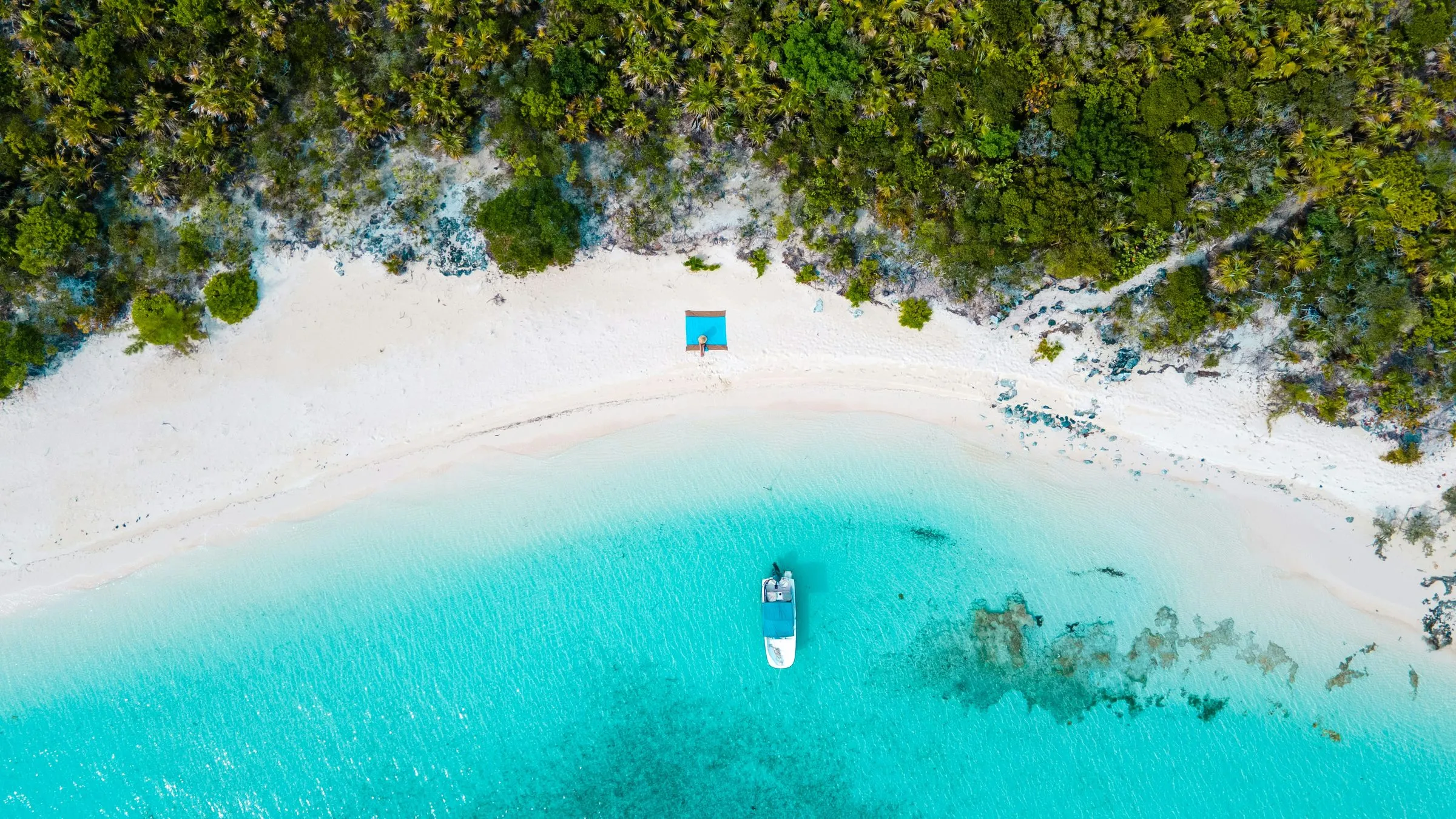 A sandbar off Great Exuma, mid-June